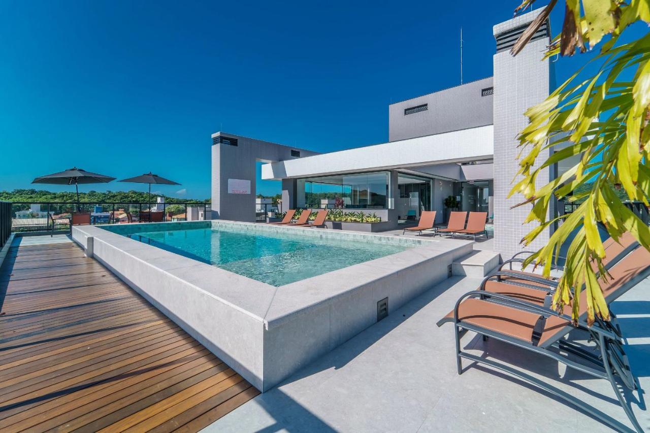Adra 106 - Apartamento No Centro De Bombinhas - Rooftop Com Piscina E Academia - A Poucos Metros Da Praia - 外观 照片