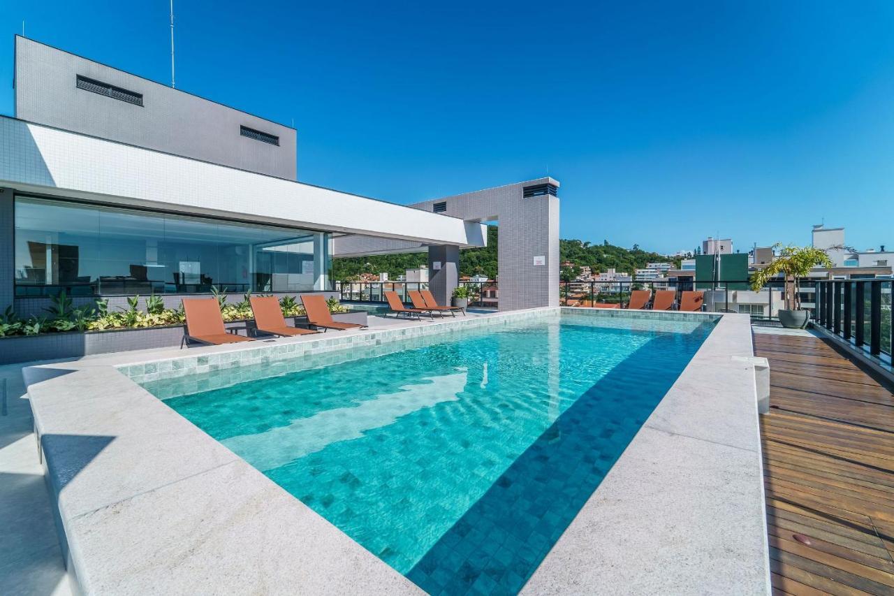 Adra 106 - Apartamento No Centro De Bombinhas - Rooftop Com Piscina E Academia - A Poucos Metros Da Praia - 外观 照片