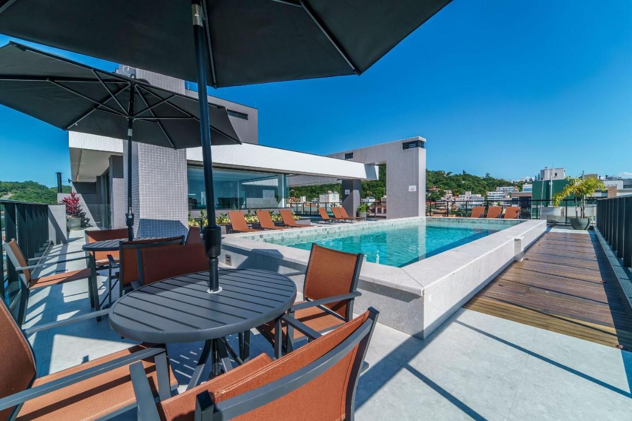 Adra 106 - Apartamento No Centro De Bombinhas - Rooftop Com Piscina E Academia - A Poucos Metros Da Praia - 外观 照片